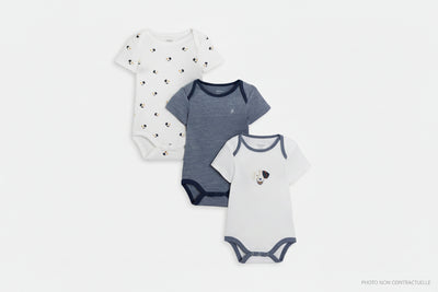 BODY ENFANT 2 ANS OKAIDI LOT DE 3