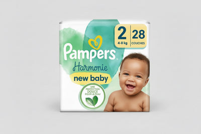 Pampers - 28 couches taille 2 Gamme Harmonie