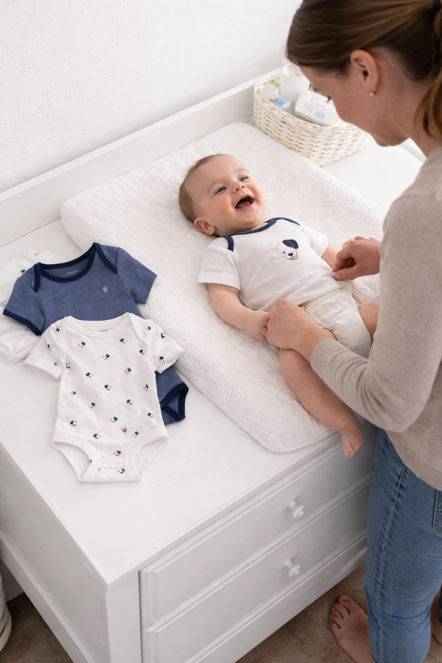 BODY ENFANT 2 ANS OKAIDI LOT DE 3