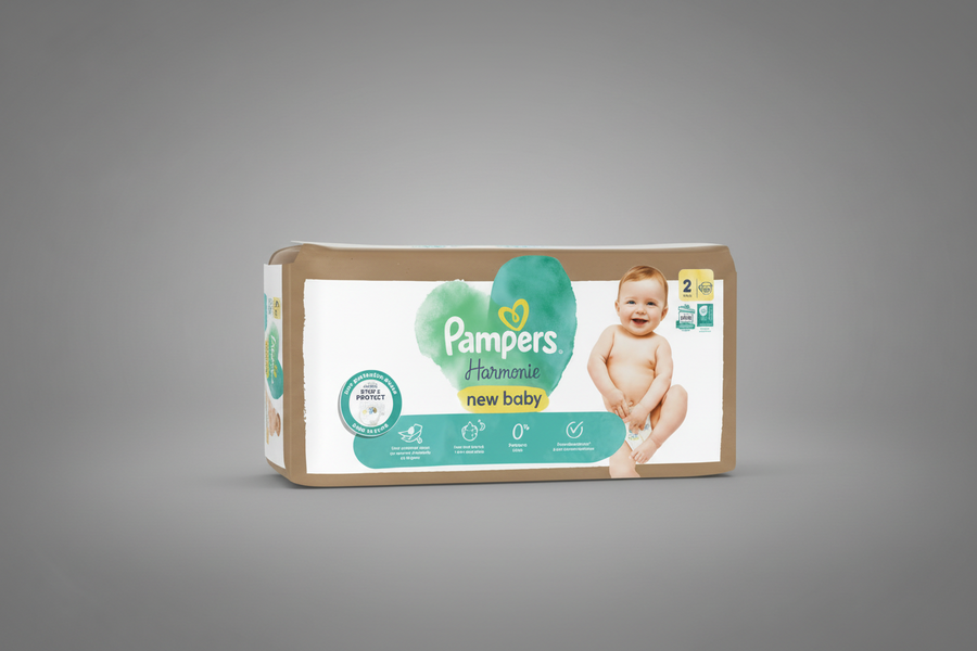 PAMPERS HARMONIE-COUCHE T2