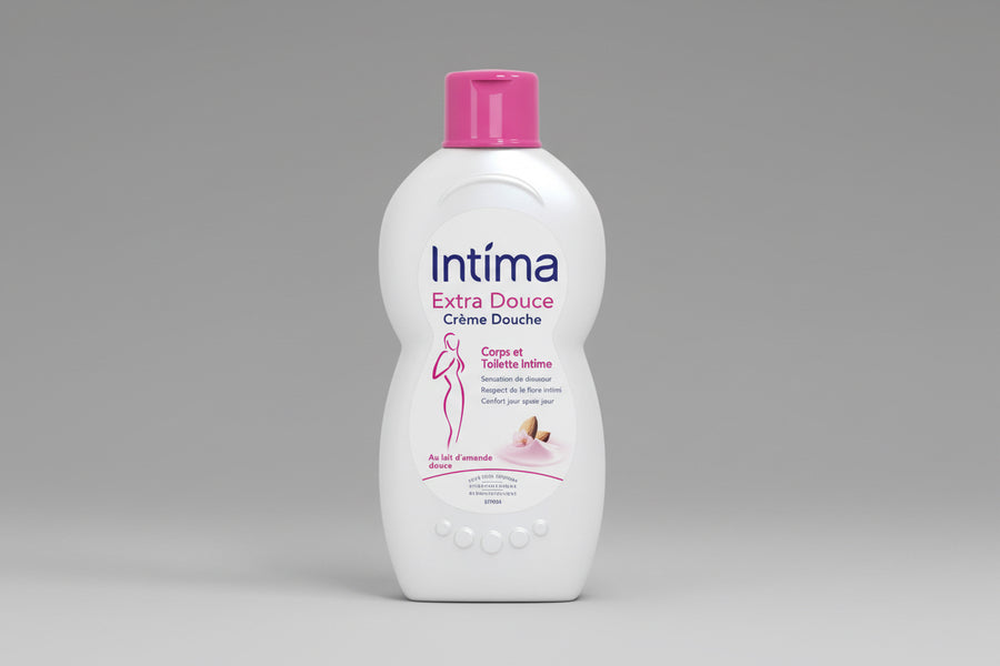 INTIMA LINGETTES INTIMES INDIVIDUELLES 16 UNITÉS + CRÈME DOUCHE EXTRA DOUCE 500ML