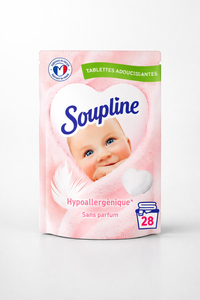 Soupline- 28 Tablettes adoucissantes hypoallergéniques